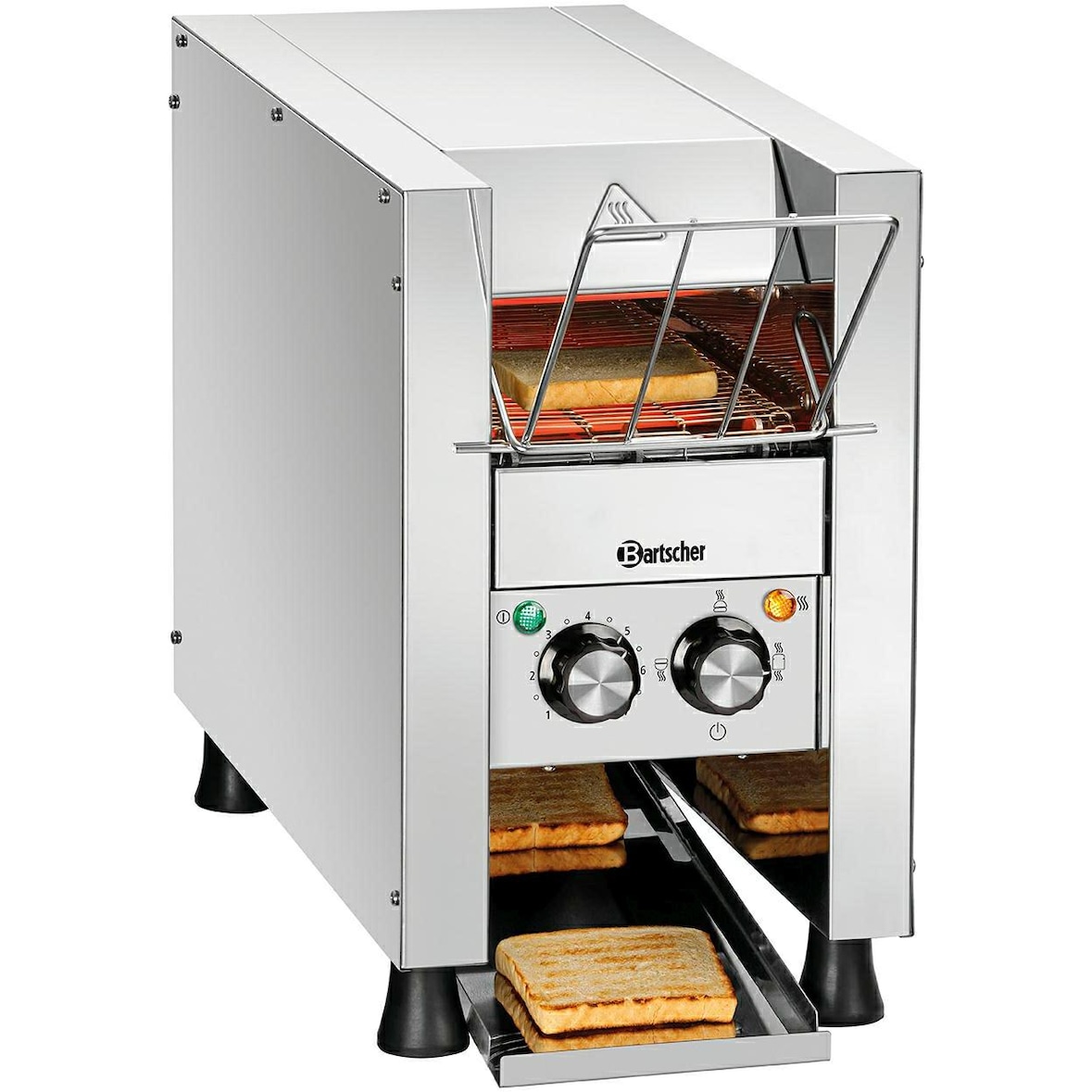 Grille-pain Convoyeur Mini-XS Bartscher – Inox, 1 kW, 90 Toasts/h, 220 V - MONO