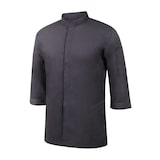 thumbnail of METRO PROFESSIONAL Heren koksjas 3/4 mouw, maat S, denim look, zwart