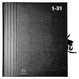 thumbnail of Exacompta - Réf. 61650B - 1 trieur accordéon grande capacité - 32 compartiments numériques de 1 à 31 - pour A4 - couleur noir