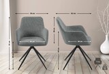 thumbnail of Esszimmerstuhl PELON - Stoff Grau 56x62x81 cm | Essstühle Esszimmerstühle Küchenstühle Wohnzimmerstühle