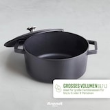 thumbnail of Bräter aus Gusseisen mit Deckel, Schwarz