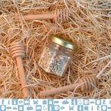 thumbnail of 20x Pequeno Frasco de Mel Hexagonal com Tampa 45ml - Ideal para a Conservação de Mel, Compota, Especiarias, Iogurte