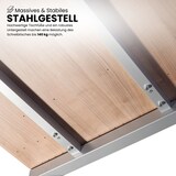 thumbnail of bümö höhenverstellbarer Eckschreibtisch R-Serie 200x120 cm in weiß, Gestell in Graphit - Schreibtisch L Form, großer Tisch für's Büro, Computertisch