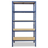 thumbnail of shelfplaza HOME 180x100x50 cm Schwerlastregal in blau mit 5 Böden und 175 kg Traglast pro Boden