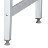 thumbnail of EURAST - Metallregal mit duraluminium-beinen 4 ebenen - 1898x370x1700 mm - 18983400