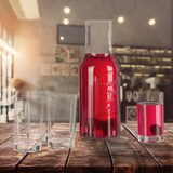 thumbnail of Relaxdays Wasserkaraffe Set mit Gläsern, 5-teiliges Set, 1,5 l, 200 ml, Karaffe ohne Deckel, Wassergläser, transparent