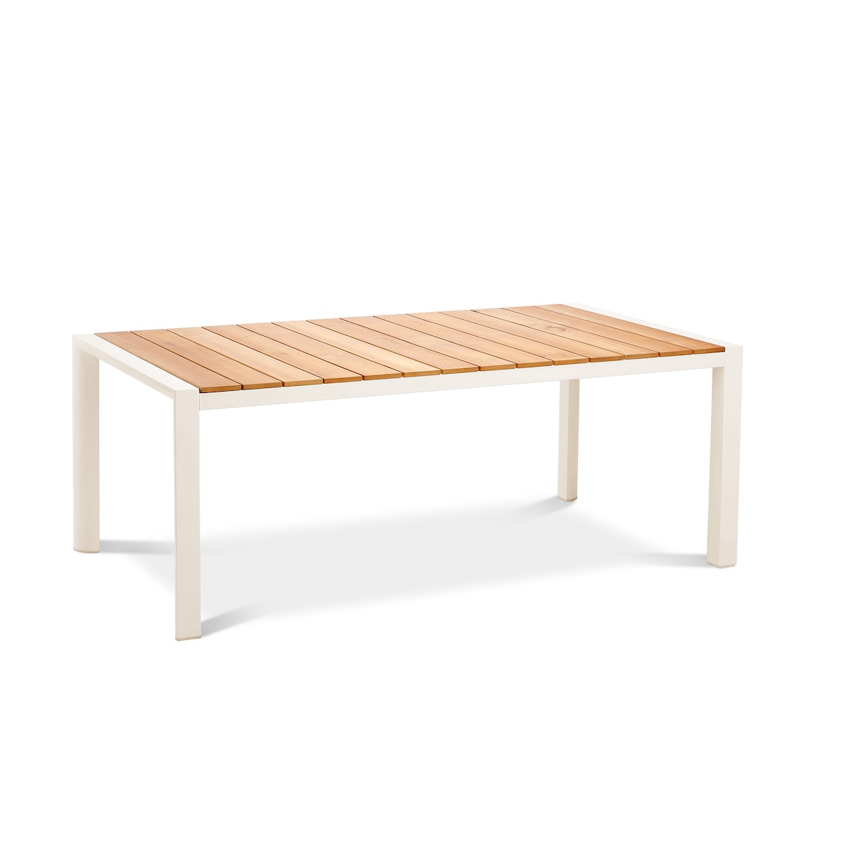 Paros – Gartentisch 210x90 cm   Teakholz – Sand