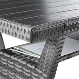 thumbnail of tectake Conjunto de ratán Catania  Gris