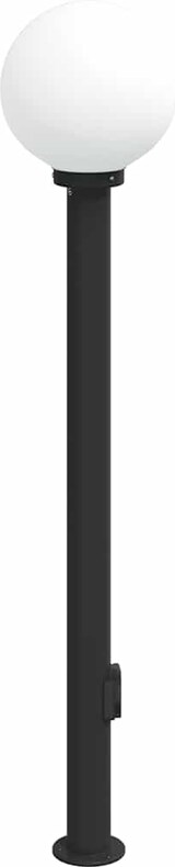 thumbnail of vidaXL Pollerleuchte mit Auslass 120 cm Schwarz IP44