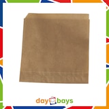 thumbnail of DayBays 4 Kg Döner-Tüten 16x16 cm braun mit rotem Druck "DÖNER KEBAB" und Spenderbox