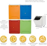 thumbnail of ArtPlast - Recycling-Abfalleimer 20L aus Polypropylen 34x29x47 cm in Farbe Weiß - ECO-LOGICO-Kollektion