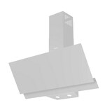 thumbnail of Wiggo WE-D932G(W)- Schuine Afzuigkap - 90cm - Wit Dubbel Glas