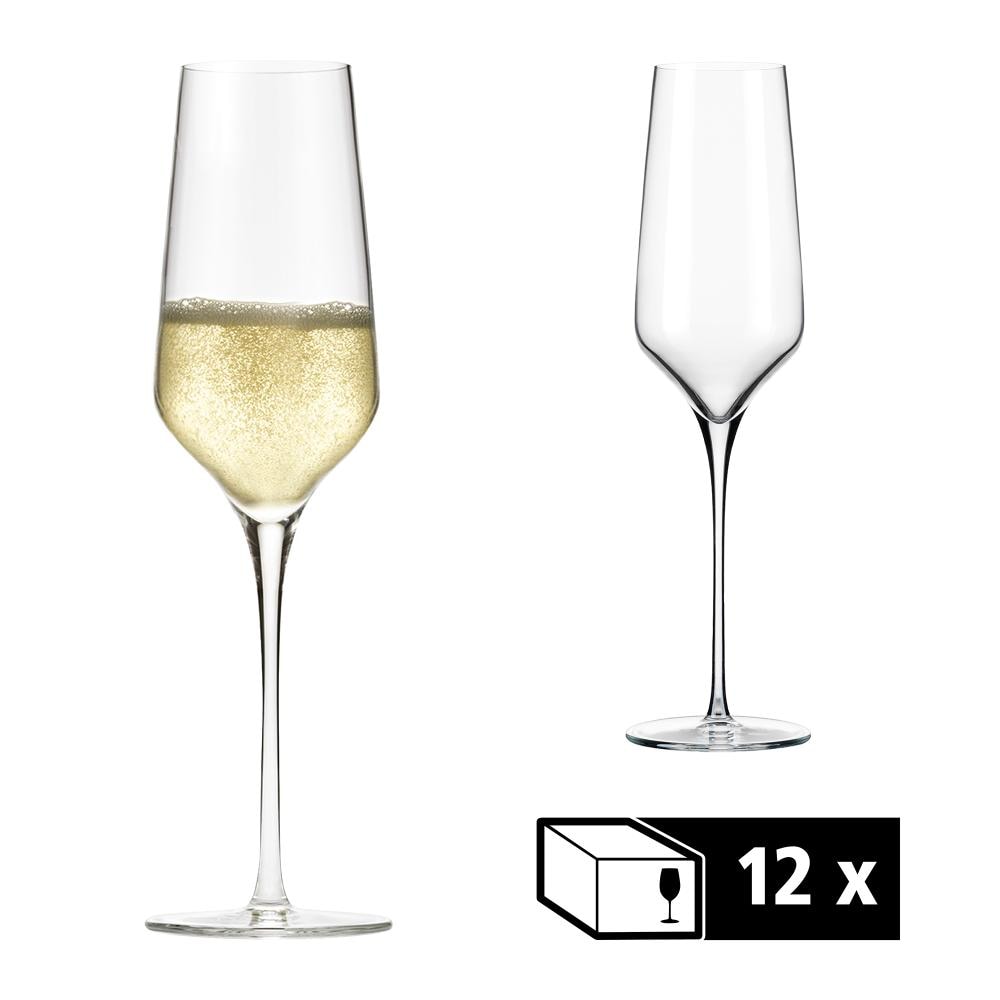 Libbey 12er Set Sektgläser -PRISM- 244 ml, Ø 7 cm, H: 24 cm
