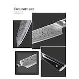 thumbnail of Kochmesser und Küchenmesser Damast Edelstahl Chefmesser mit 20 cm Klinge extra scharf Profimesser