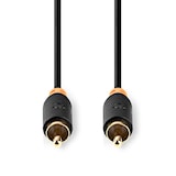 thumbnail of Nedis Digital-Audio-Kabel - RCA - RCA - Vergoldet - 2.00 m - Rund - PVC - Anthrazit - Box