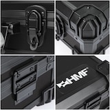 thumbnail of HMF 15502-02 Transportkoffer mit Rasterschaumstoff, Universalkoffer, 39 x 29 x 12 cm, Schwarz