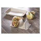 thumbnail of MONOUSO - Ständer für Tacos aus Zuckerrohr 18x11x5cm (75 Stück)