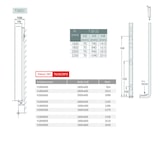 thumbnail of Belrad Vertikal Heizkörper Plan T20 2000 x 600 (HxB) - 1649 W