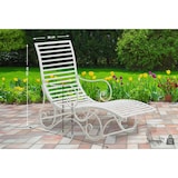 thumbnail of Espreguiçadeira de jardim Amiens branco