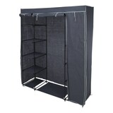 thumbnail of WellHome - Armário de arrumação para campismo com prateleiras, cinzento, 141x45x167cm