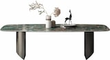 thumbnail of Grüner Luxus Modernes Design Keramik Esstisch Tisch 240*120*75cm