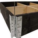 thumbnail of Hochbeet stapelbar, 120 x 80 x 19,5 cm, schwarz