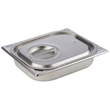 thumbnail of APS 80024  Couvercle bac gastro inox hermétique GN 1/2 - 32,5 x 26,5 cm