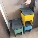 thumbnail of Kitchen Move 3 Mülleimer zur Mülltrennung BERGEN grün blau gelb 3x20L Plastik Bunt