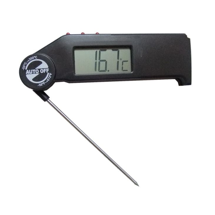 Combisteel Taschenthermometer mit  einklappbarer Sonde bis 300°C messbar
