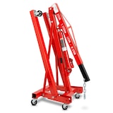 thumbnail of EBERTH Werkstattkran 2000 kg, hydraulisch, 4-fach verstellbar (1050–1590 mm), klappbar, mit 6 robusten Lenkrollen