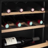 thumbnail of Cantinetta per vini 15 bottiglie CAVCB15 46L Black Edition, Porta in acciaio inox, Anti-UV, Regolabile da 4°C a 18°C, Silenziosa, LED, 2 ripiani