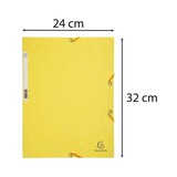 thumbnail of Exacompta 55529E 25x Sammelmappen mit Gummizug und 3 Klappen, Colorspan-Karton 400g/m2, für DIN A4 - gelb