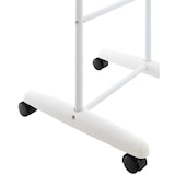 thumbnail of Décoshop26 - Ovaler Standspiegel mit Rollen 113 x 33 cm weißes Metall 10_0003724