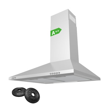 CIARRA A++ 370 m³/h Aspiratore 60 cm Cappe da parete Piramide Aspiratore 3 livelli VMS6201