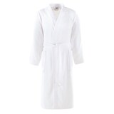 thumbnail of Bademantel mit Gürtel Weiss Größe XL Walkfrottier Kimonoform unisex
