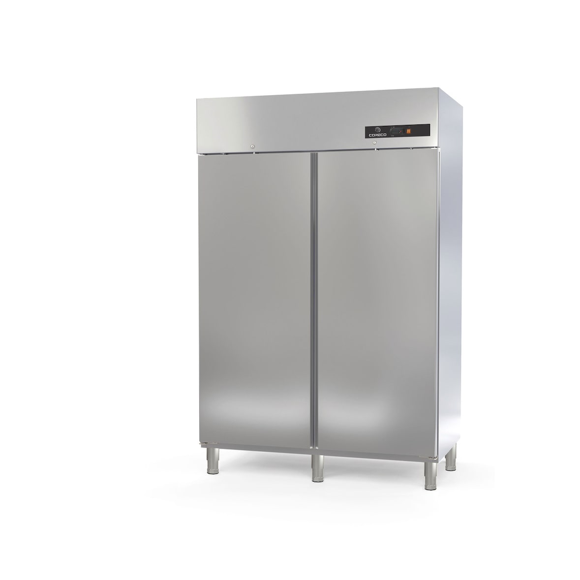 CORECO Armoire Gn2/1 2 P. Pleines - (-20/-15 ) - 22 Niveaux - 1350X850X2130 - Embouties - Int Et Ext Inox 304 Sauf Arriere En Galva CGN-1002-SPF