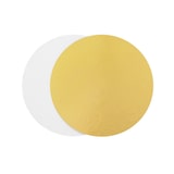 thumbnail of MONOUSO - Karton Scheibe Gold und weiß 28cm (10 Stück)
