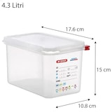 thumbnail of Voedseldoos 1,8 liter | 1/4GN | 265x162x65(h)mm