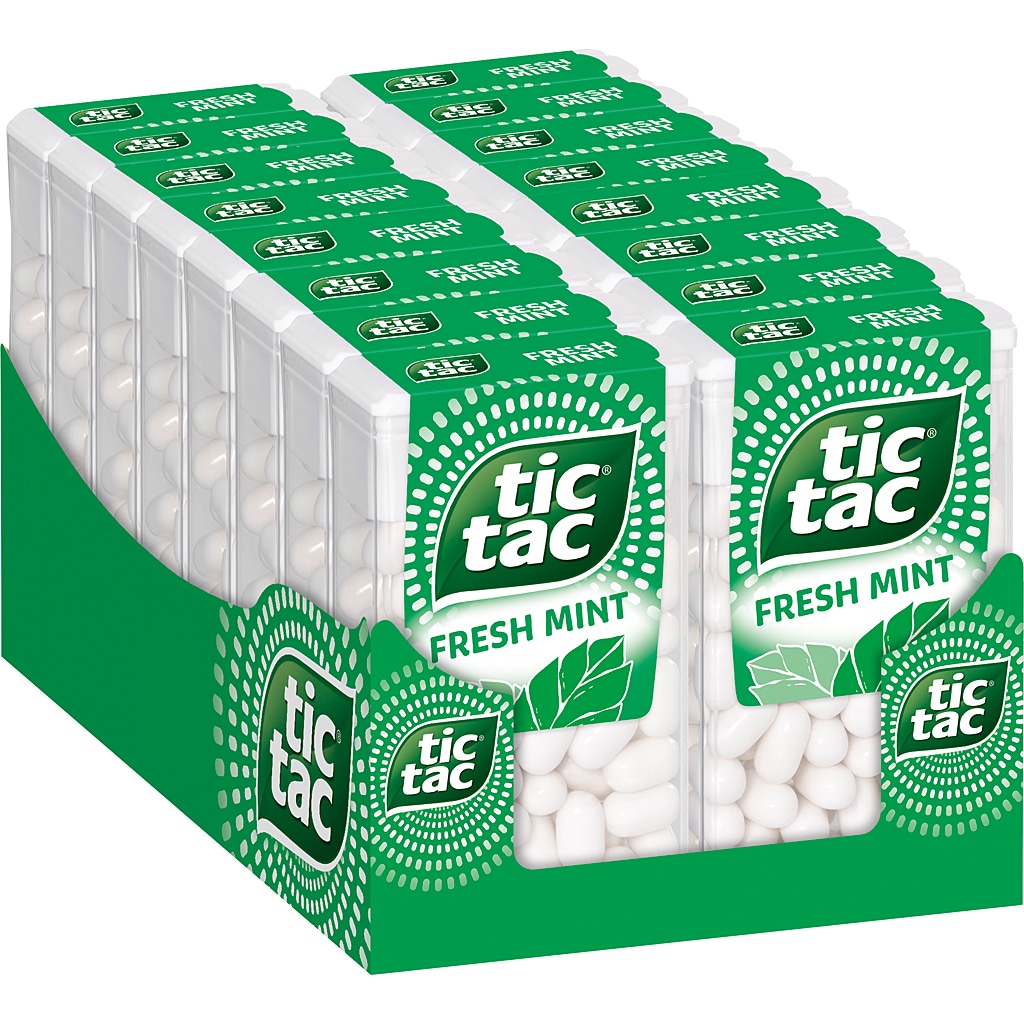 Tic Tac Fresh Mint Dragees 16 x 49 g (784 g)