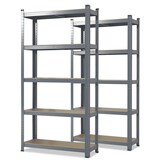 thumbnail of Schwerlastregal Lakota - 2er Set - Traglast bis 875 kg - Individuell einsetzbar - Grau -150 x 75 x 30 cm