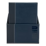 thumbnail of Securit® Caixa com 20 Capas de Menu A4 "Trendy" - Azul - Pele sintética - 4 vistas