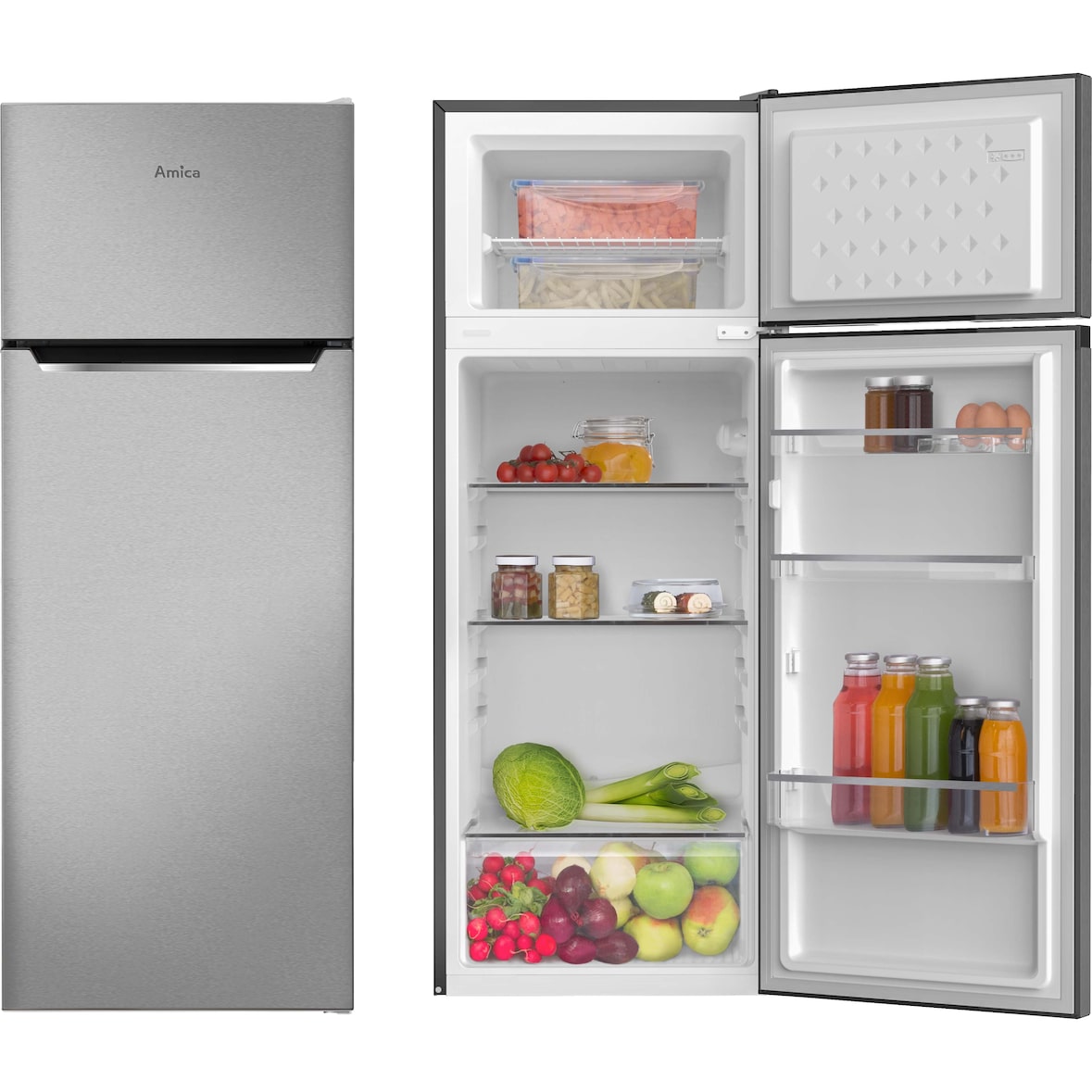 Amica Kühl/Gefrierkombi Doppeltür DT 374 160 E