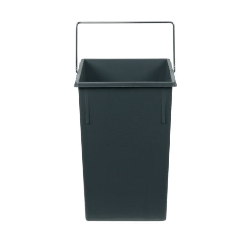 Hailo Inneneimer 1008879 dunkelgrau 15 Liter 230 x 220 x 350 mm mit Henkel