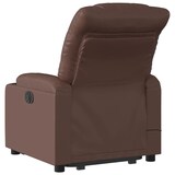 thumbnail of vidaXL Massagesessel mit Aufstehhilfe Braun Kunstleder