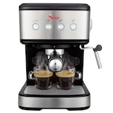 thumbnail of Máquina Espresso e Cappuccino para café em pó e pastilhas 1100 W. Bomba italiana de 15 bar com 3 filtros fornecidos