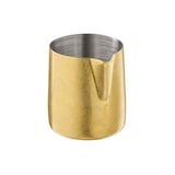 thumbnail of APS 10306 – Gieter / melkkan "FLOW", 18/8 roestvrij staal, PVD-coating, vintage look, 150 ml, Ø 6 cm, hoogte 6,5 cm, goud