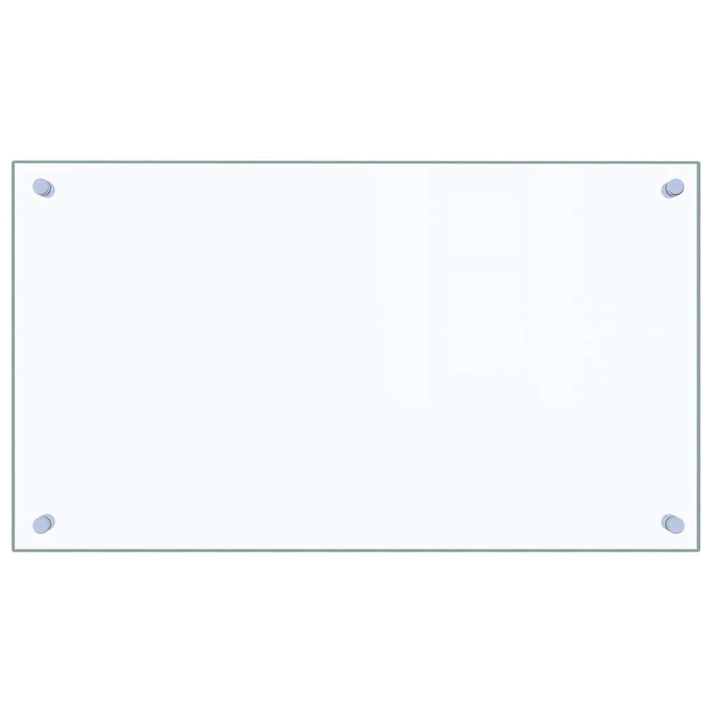 vidaXL Küchenrückwand Transparent 70×40 cm Hartglas