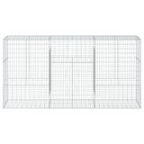 thumbnail of vidaXL Gabione mit Deckel 300x50x150 cm Verzinktes Eisen