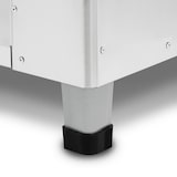 thumbnail of Vertes plukmachine voor gevogelte van roestvrij staal, tot 900 kg/u, 2200W, 229 plukvingers, koud water, uitwerpsleuf