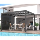 thumbnail of HABRITA Pergola Bioclimatique 10.8m² Gris Anthracite per3630rbi